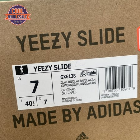 Yeezy Slides Glow Green GX6138 37-48.5