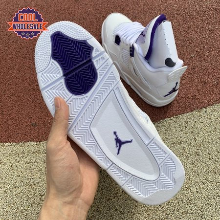 Air Jordan 4 Retro 'Purple Metallic' Unisex