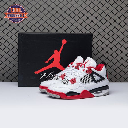 Jordan 4 Retro Fire Red (22) DC777-16 Unisex