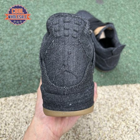 Jordan 4 Retro Levi's Black Men's