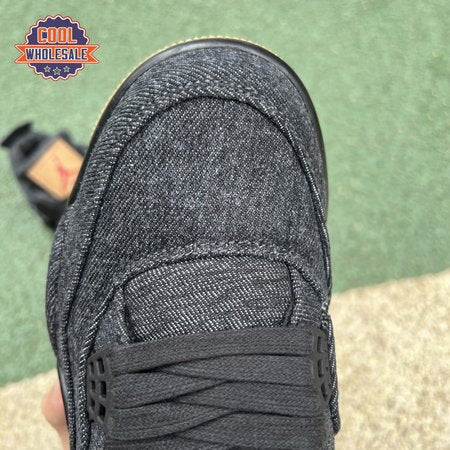 Jordan 4 Retro Levi's Black Men's