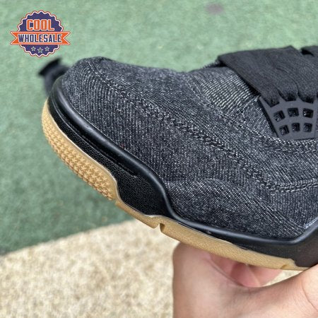 Jordan 4 Retro Levi's Black Men's