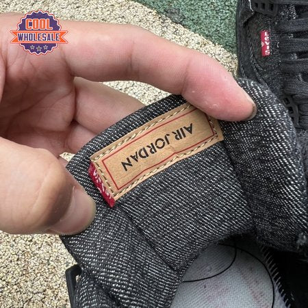Jordan 4 Retro Levi's Black Men's