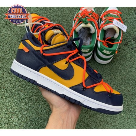 Off-White x Dunk Low 'University Gold' Unisex
