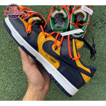 Off-White x Dunk Low 'University Gold' Unisex
