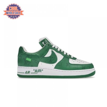 Nike Air Force 1 Low By Virgil Abloh White Green Men's