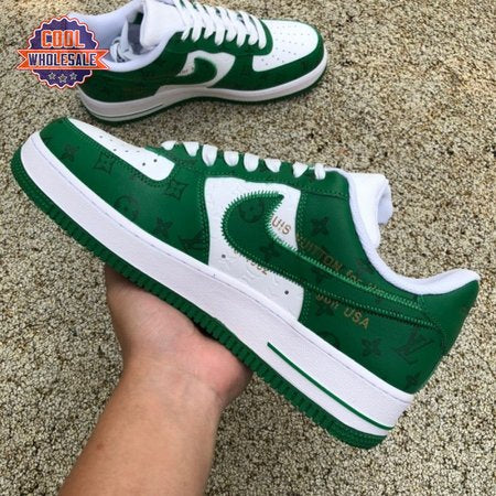 Nike Air Force 1 Low By Virgil Abloh White Green Men's
