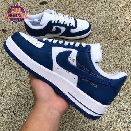 Nike Air Force 1 Low By Virgil Abloh White Royal Men's