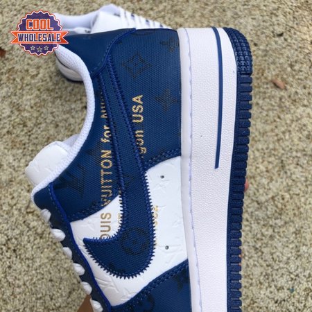 Nike Air Force 1 Low By Virgil Abloh White Royal Men's