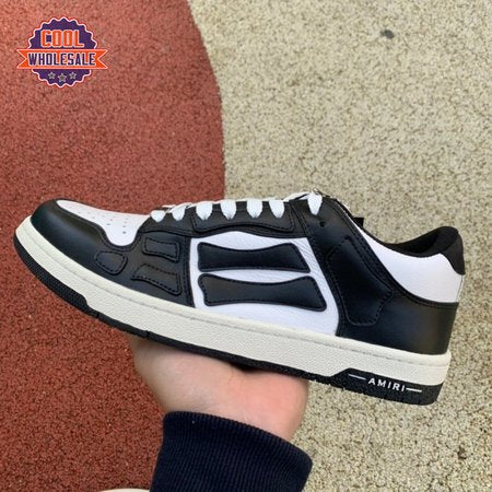 AMIRI Skel Top Low Black White 4-46