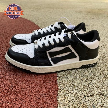 AMIRI Skel Top Low Black White 4-46