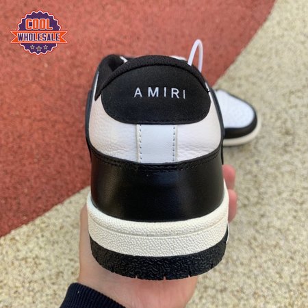 AMIRI Skel Top Low Black White 4-46