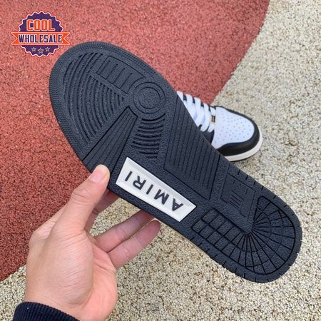 AMIRI Skel Top Low Black White 4-46