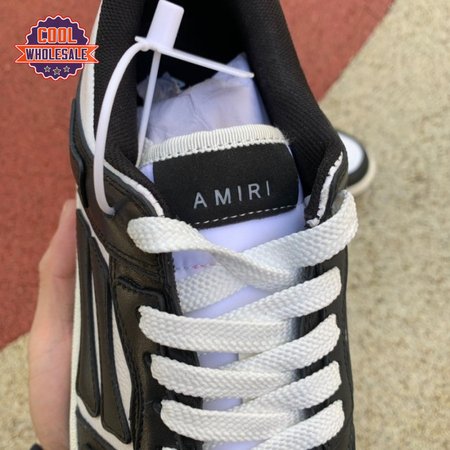 AMIRI Skel Top Low Black White 4-46