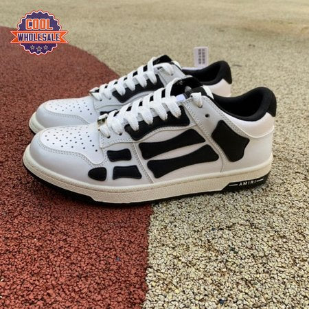 AMIRI Skel Top Low Whtie Black 4-46