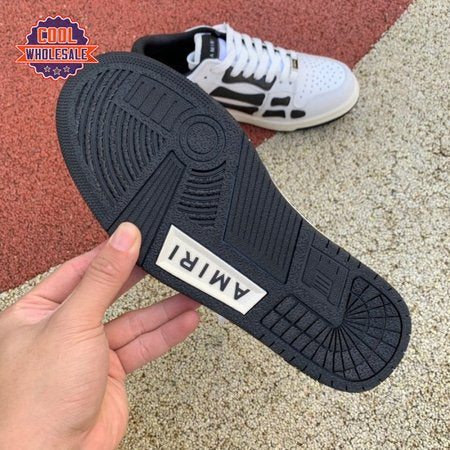 AMIRI Skel Top Low Whtie Black 4-46