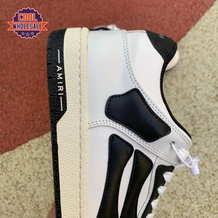 AMIRI Skel Top Low Whtie Black 4-46