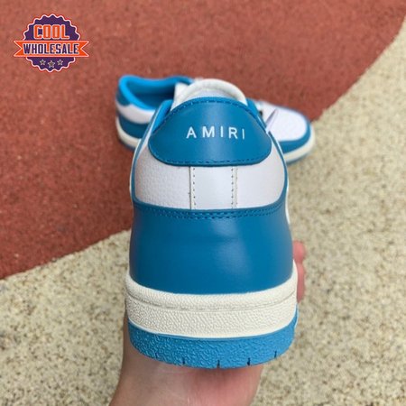 AMIRI Skel Top Low Whtie Blue 4-46