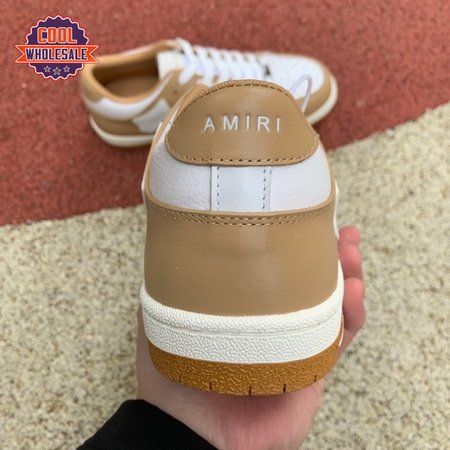 AMIRI Skel Top Low Whtie Brown 4-46