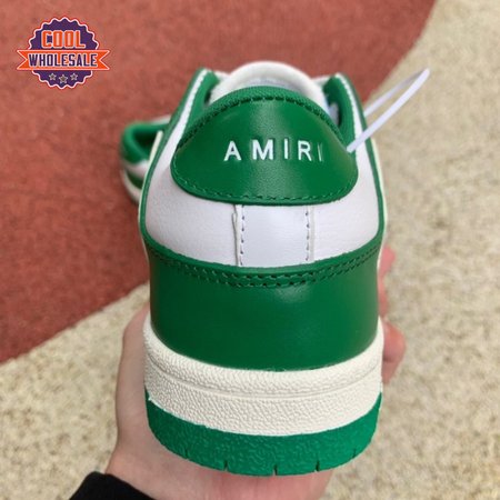 AMIRI Skel Top Low Whtie Green 4-46