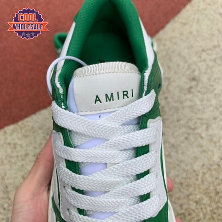 AMIRI Skel Top Low Whtie Green 4-46