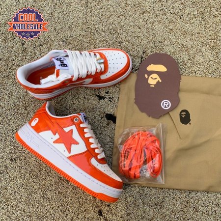 A Bathing Ape Bape SK8 Sta orange 36-45