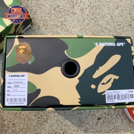 A Bathing Ape Bape SK8 Sta orange 36-45