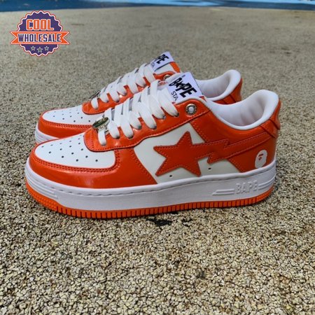 A Bathing Ape Bape SK8 Sta orange 36-45