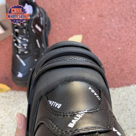 Balenciaga Triple S Logo Black 34-45