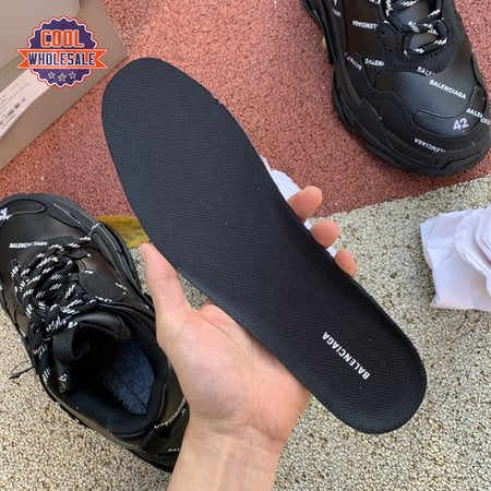 Balenciaga Triple S Logo Black 34-45
