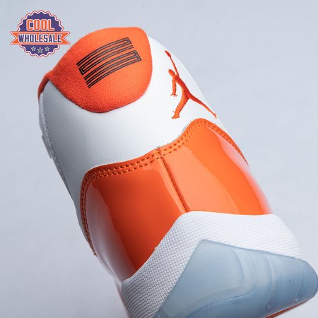 Air Jordan 11 Retro High 72-1 White Orange Men's