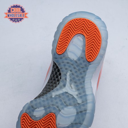 Air Jordan 11 Retro High 72-1 White Orange Men's