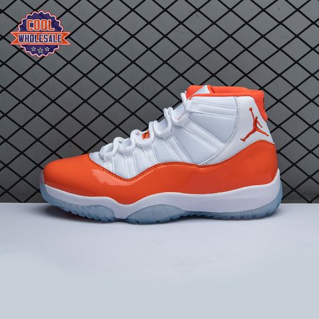 Air Jordan 11 Retro High 72-1 White Orange Men's