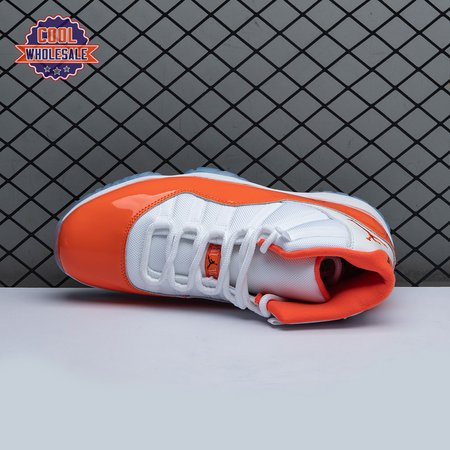 Air Jordan 11 Retro High 72-1 White Orange Men's