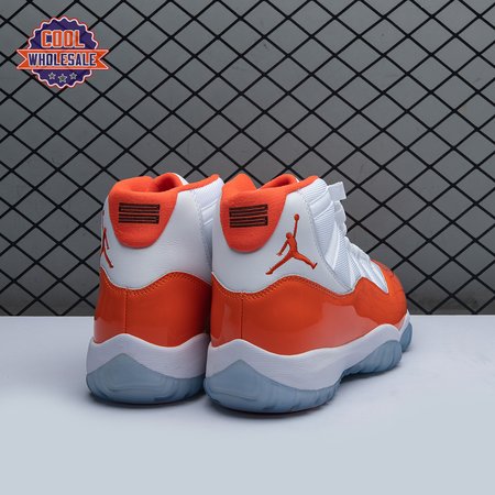 Air Jordan 11 Retro High 72-1 White Orange Men's