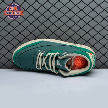 Air Jordan 3 Retro Bicoastal Black Malachite Fossil FZ7974-3 Unisex