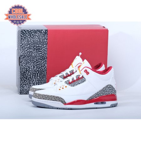 Air Jordan 3 Retro Cardinal Red Men's