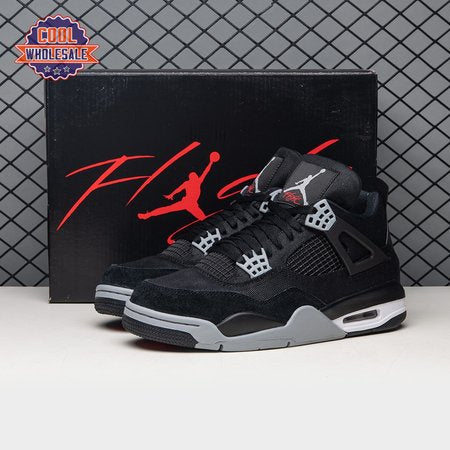Air Jordan 4 Retro SE Black Canvas DH7138-6 Men's