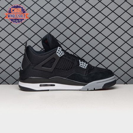 Air Jordan 4 Retro SE Black Canvas DH7138-6 Men's