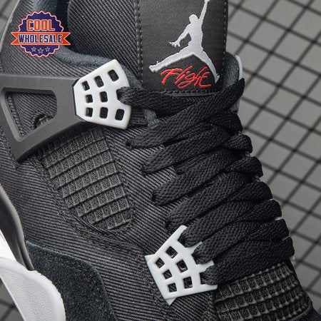 Air Jordan 4 Retro SE Black Canvas DH7138-6 Men's