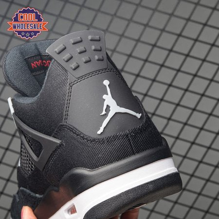 Air Jordan 4 Retro SE Black Canvas DH7138-6 Men's