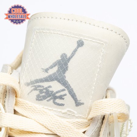 Air Jordan 4 RERO x Off-White AJ4 OW Sail Unisex