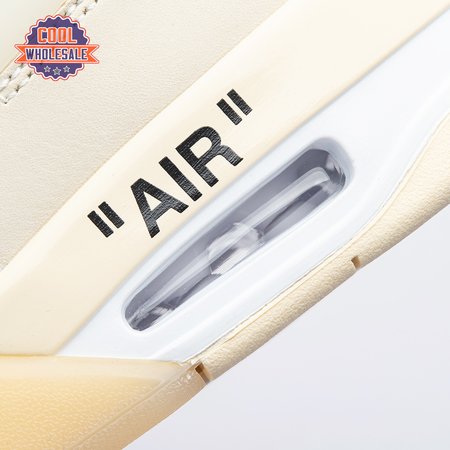 Air Jordan 4 RERO x Off-White AJ4 OW Sail Unisex