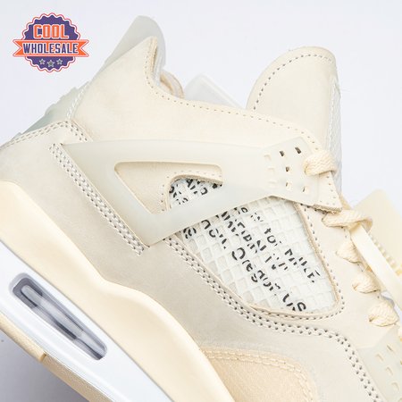 Air Jordan 4 RERO x Off-White AJ4 OW Sail Unisex