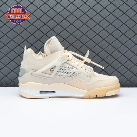 Air Jordan 4 RERO x Off-White AJ4 OW Sail Unisex