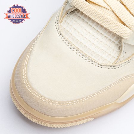 Air Jordan 4 RERO x Off-White AJ4 OW Sail Unisex
