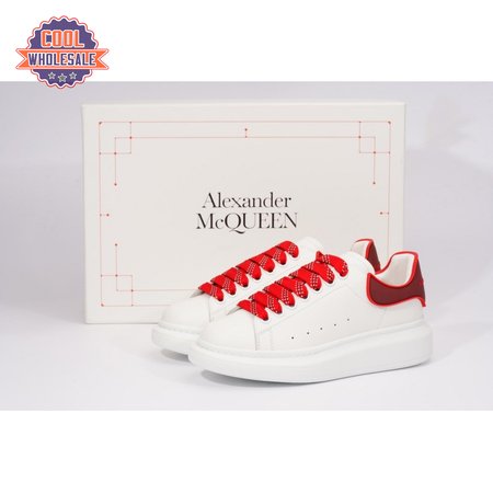 Alexander McQueen Oversized white Red SIZE: 35-45