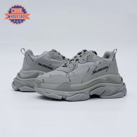 Balenciaga Triple S Allover Logo Gray SIZE: 35-45