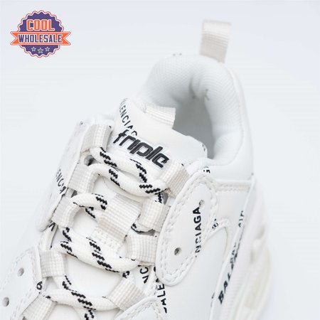 Balenciaga Triple S Allover Logo White (W) SIZE: 35-45