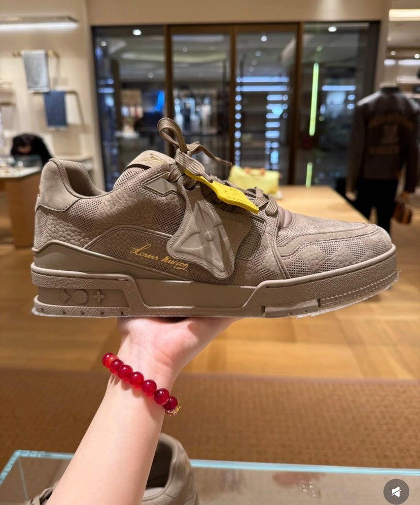 Louis Vuitton Trainers (Khaki)